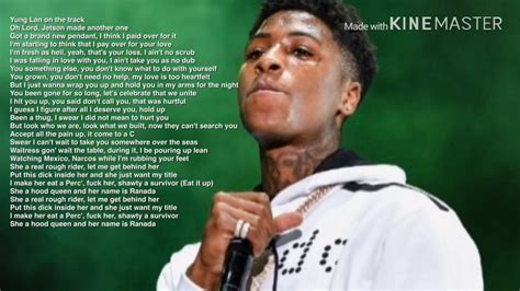 nba youngboy ranada lyrics